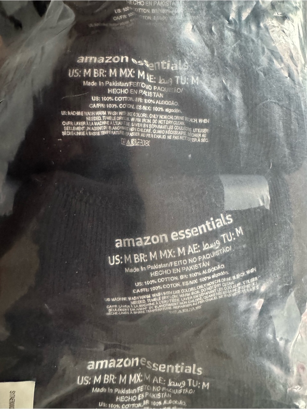 Amazon Essentials Black Short-Sleeve T-Shirt Pack men’s medium tang tops